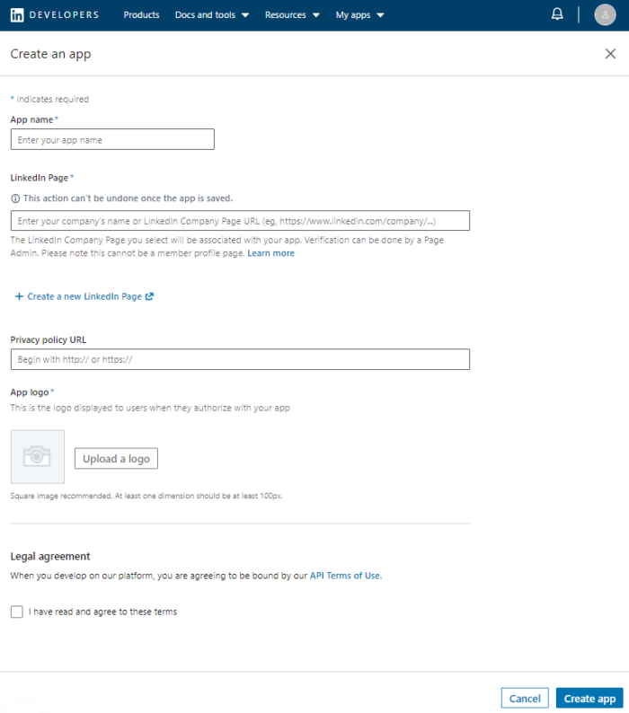 LinkedIn Auth - Webflow